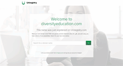 Desktop Screenshot of diversityeducation.com